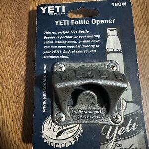 Yeti Bottle Opener Carded Display - Navy Blue and White